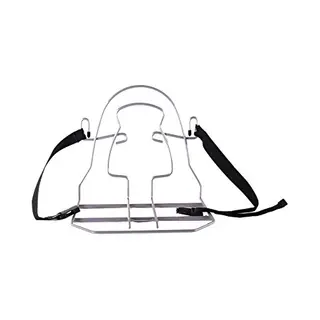 Steco Bagagedrager Verbreder Monkey-mee Staal - 31cm Breed - Zilver