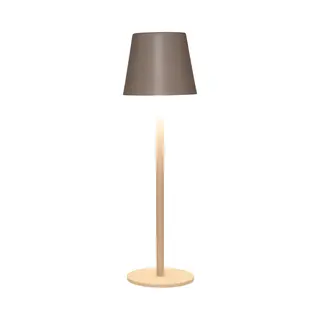 Anna's Collection Anna Collection Portable Tafellamp Ambiance - Beige/zand - 37 Cm - Aanraaksensor - Draadloos/oplaadbaar Met Usb - Binnen/buiten