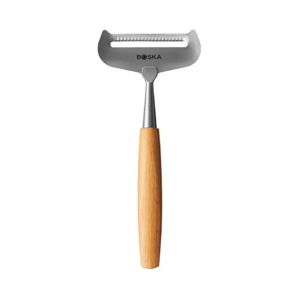 Boska Amigo Soft Cheese Slicer For Young Cheese, Ergonomic Handle, High-Quality Stainless Steel, Beech Wood, Extra Non-Stick Thanks To Bsf Treatment, thumbnail