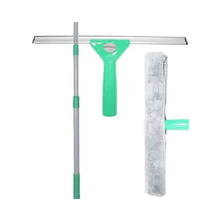 Aqua Laser Raamwisserset | Complete Set Raamwissers | Raamwisser Met Telescopische Steel 130 Cm
