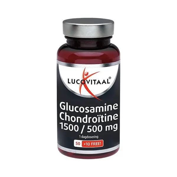 Lucovitaal Glucosamine Chondroïtine 1500/500mg Tabletten 60ST thumbnail