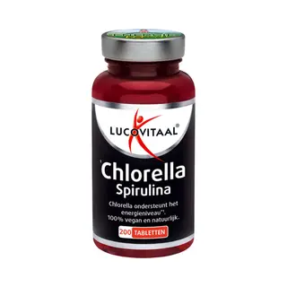 Lucovitaal Chlorella Spirulina Voedingssupplement - 200 Tabletten