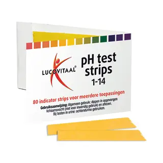 , Lucovitaal Zuur Base Ph Strips 80 Stuks