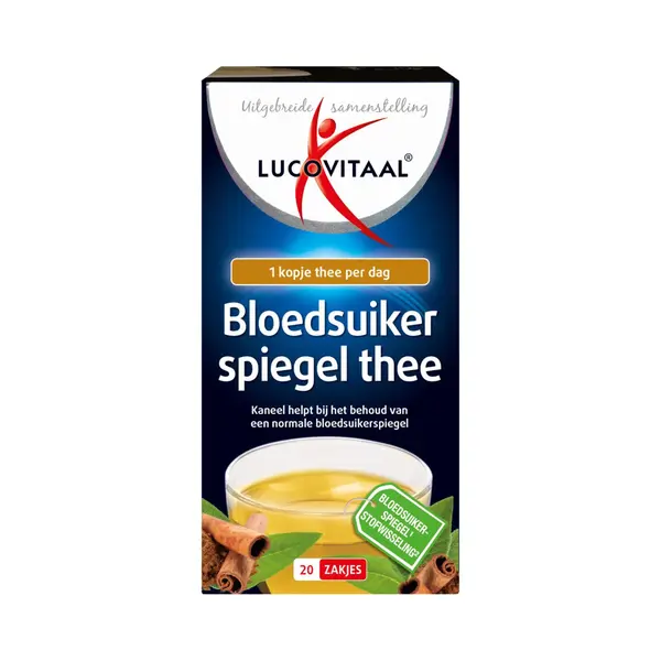 Gratis, Lucovitaal Bloedsuikerspiegel Thee 20 Zakjes thumbnail