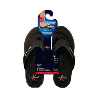 Lucovitaal Slipper Orthopedisch 39-40 Zwart Hanger (1 Paar)