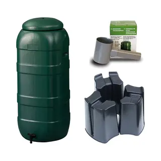 Harcostar Regenton Rainsaver - Groen 100 L + Voet + Vulautomaat