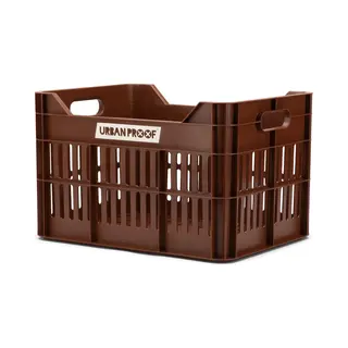 Urban Proof Click Fietskrat 30 Liter Gerecycled Kunststof Deep Brown