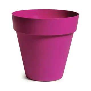 Mega Collections Plantenpot/bloempot - Kunststof - Fuchsia Roze - Binnen/buiten - D20 X H17 Cm
