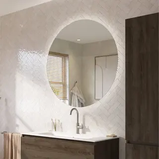Ben Moon Ronde Spiegel Met Led Verlichting En Anti-condens Ø100cm
