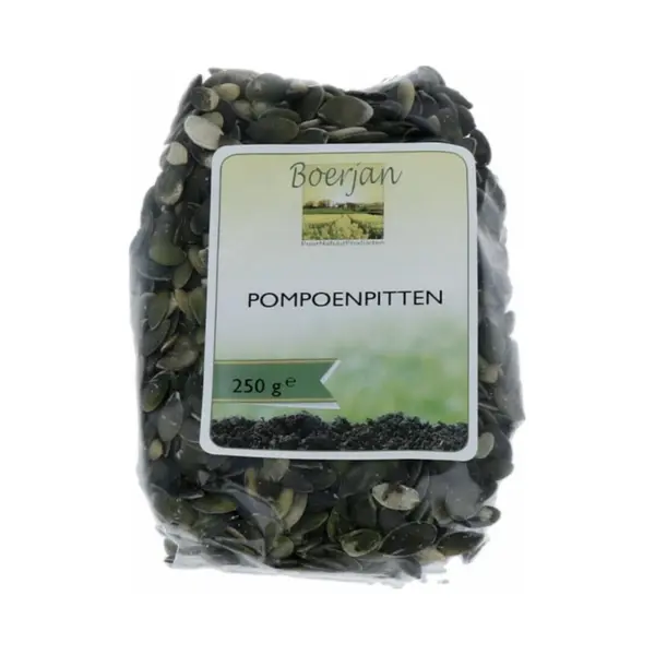 Boerjan Pompoenpitten - Voedzaam Voor Yoghurt, Salade, Brood En Gebak - 250 Gr thumbnail