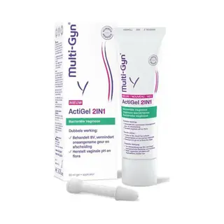 Multi-Gyn Actigel 2 In 1, 50 Ml - Vaginale Behandeling Tegen Bacteriele Vaginose, Herstelt Ph Waarde Voor Vaginale Gezondheid, Intieme Hygiene Tegen