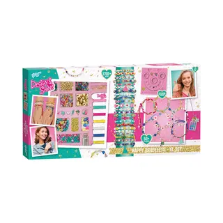 Totum Happy Bracelets Xl - Knutselset Armbandjes Maken - 1700 Kralen Voor 50 Armbandjes