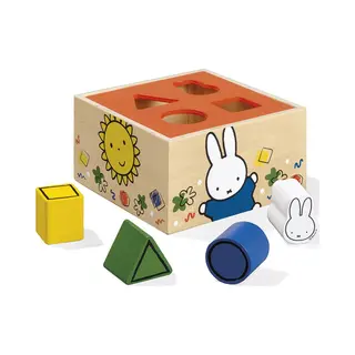 Nijntje Houten Speelgoed Vormenstoof - Peuter Kleuter Educatief Speelgoed - Vanaf 1, 5 Jaar - Bambolino Toys