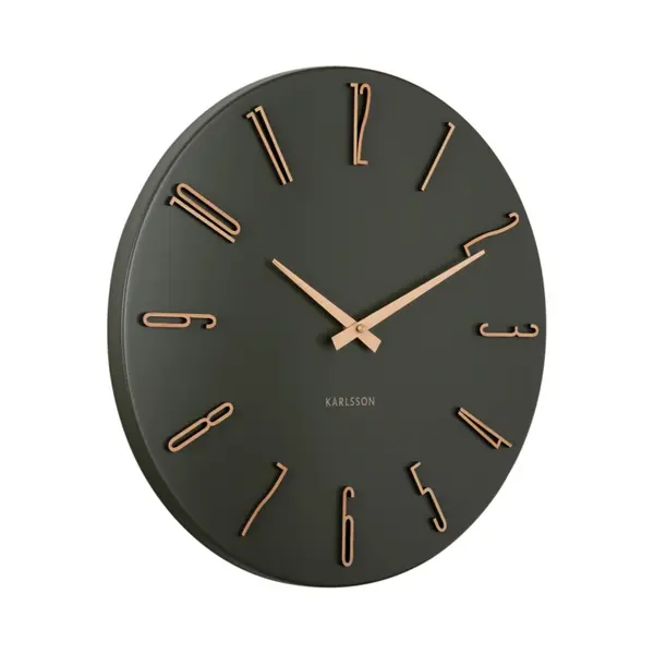 Karlsson KA6072GR wand- & tafelklok Mechanische klok Rond Groen thumbnail