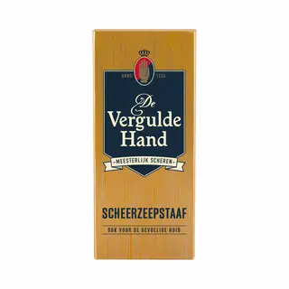 6x Vergulde Hand Scheerzeepstaaf 75 Gr