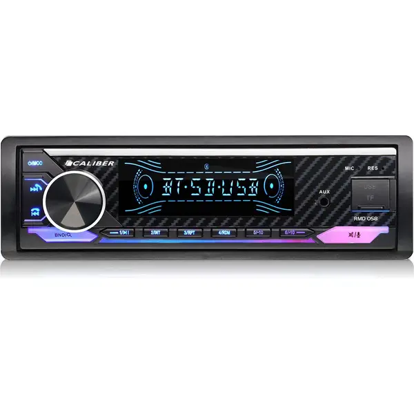 Caliber Autoradio - Autoradio Met Bluetooth - 4 X 100W - 1 Din - Multicolour Display - Handsfree Bellen - Fm Radio - Usb Oplaadpoort thumbnail