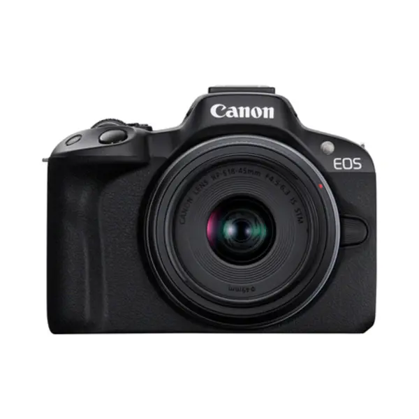 Canon Eos R50, Black + Rf-S 18-45mm F4.5-6.3 Is Stm Kit Milc 24.2 Mp Cmos 6000 x 4000 pixels thumbnail