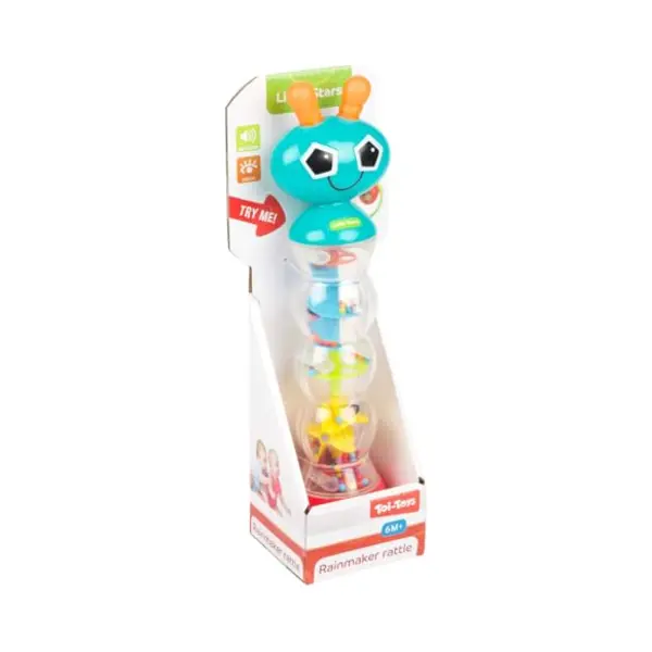 Toi-Toys Little Stars Baby Rammelaar Regenmaker En Spiegel thumbnail