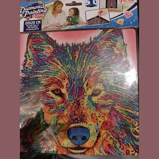 Toi Toys Bv Toi Toys Diamond Painting Dieren - Diamonpainting Kinderen - Dieren/Hobby/Creatief- 20x20 Cm Extra Glans