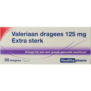 Healthypharm Valeriaan X Sterk 125mg 50 Stuks