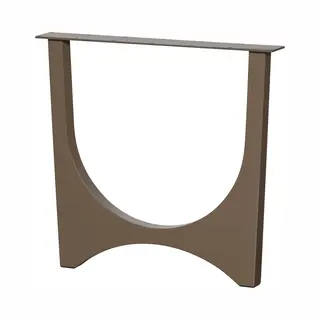 Woood Zaandam Design Tafelpoot - Metaal - Zand - 1 Stuks - 72x79x10