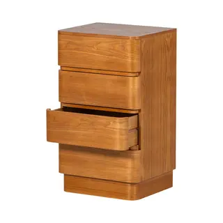 Woood Fejo Ladekast/Nachtkastje - Mdf - Bruin - 70x40x34 Cm