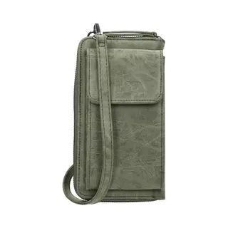 Enrico Benetti Zoë 66908 Schoudertas / Telefoontas / Portemonnee - Olijf Groen