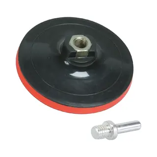 Work-it Klittenband Velcro Steunschijf Ø125 - M14 Aansluiting - Inclusief Boormachine Adapter