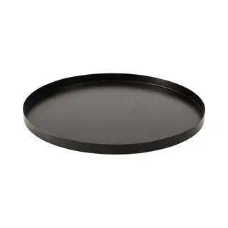 Esschert Design - Bodemplaat Rond L - Esschert Design Tuinhaarden - Staal - Zwart