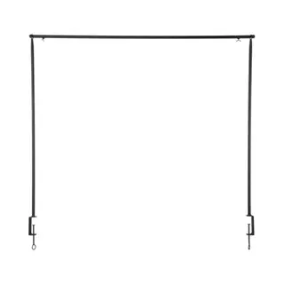 Esschert Design Decoratieve Tafelklem, Metaal, Zwart, 117-211 Cm