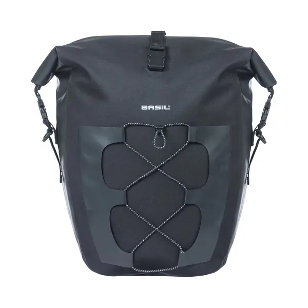 Basil Navigator Waterproof L Enkele Tas Mik Hooks- 25-31L- Zwart thumbnail