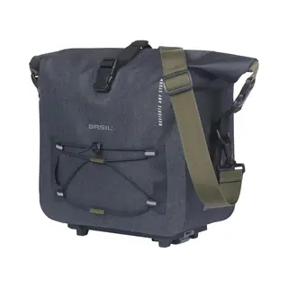 Basil Navigator Storm - Bagagedragertas Mik - 13L - Waterdicht - Zwart