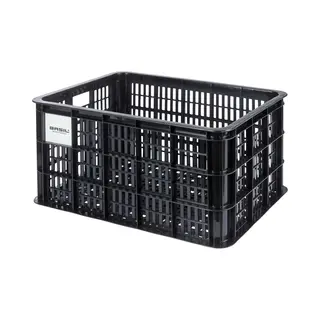Basil Fietskrat Mik L, 40L, Gerecycled Kunststof, Black