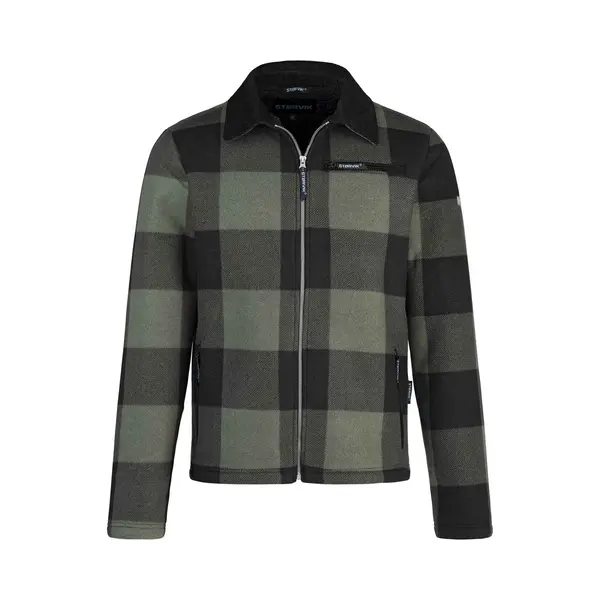 StØRvik London Houthakkers Fleece Jas Lumberjack - Teddy Vest - Maat L - Groen thumbnail
