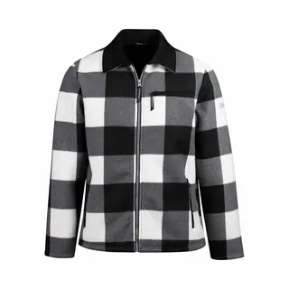 StØRvik London Houthakkers Fleece Jas Lumberjack - Teddy Vest - Maat L - Wit