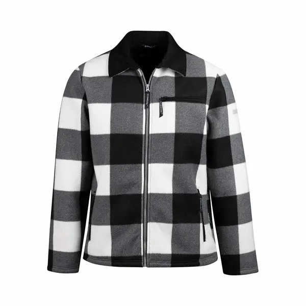 StØRvik London Houthakkers Fleece Jas Lumberjack - Teddy Vest - Maat L - Wit thumbnail