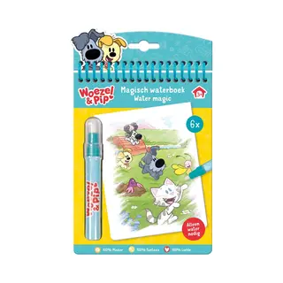 Bambolino Woezel & Pip Water Kleur Boekje - Herbruikbaar Magisch Kleurboek - Kleuren Educatief Peuter Speelgoed - 2 Jaar En Ouder