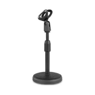 Microfoon Standaard Tafel - Vonyx TS03 - In Hoogte Verstelbaar Microfoon Statief - Incl. Houder