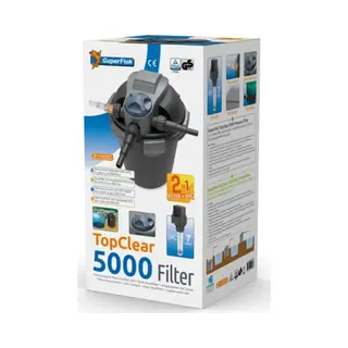 Superfish Topclear Uv Drukfilter - Filters - 7 Watt 5000 Uv-C