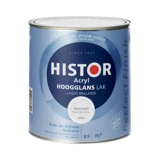Histor Acryl Hoogglans Lak - 750 Ml Hoornwit