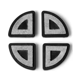 Capi Europe - Bloempot Pads Indoor Zwart - 5x5 - Zwart - Capi Accessoires