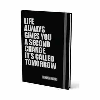 Comello 17-maands Agenda Zwart 2027