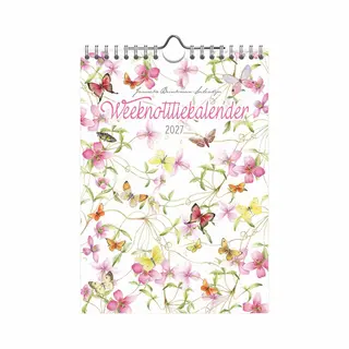 Comello Janneke Brinkman Weeknotitiekalender 2027 Clematis