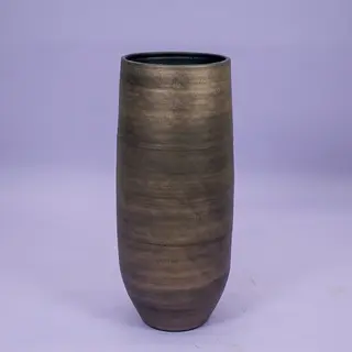 Hs Potterie Vaas Tokio Goud - Ø30 H70 Cm