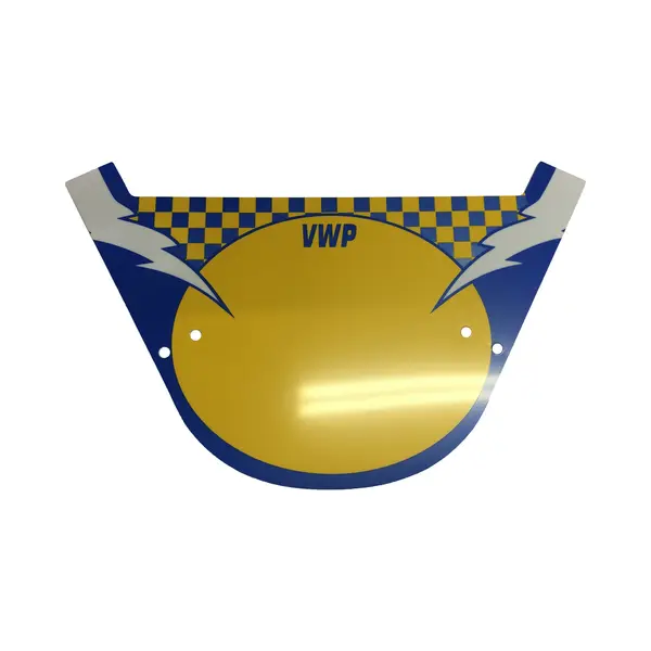 Vwp Bmx Stuurbord Nummerplaat - Met Bevestigingsstrips thumbnail