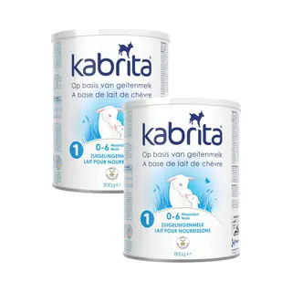 Kabrita 1 Zuigelingenmelk Multipack - Geitenmelk Flesvoeding Vanaf 0 Tot 6 Maanden - 2x800g