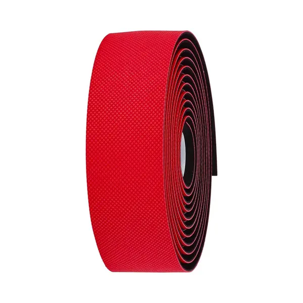 Bbb Cycling Bike Handlebar Tape Road Bike Diamond Pattern For Strong Grip Shock Absorption Includes Handlebar Plugs FlexRibbon Bht-14, Red thumbnail