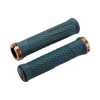 Bbb Cycling Bike Python Bhg-95 Bicycle Handlebar Grips E-Mountain Anti-Slip One Pair Moss Green, One Size