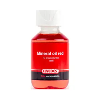 Elvedes Minerale Olie - Voor Shimano Fiets Remmen - 250 Ml - Rood