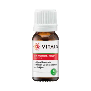 Vitals Microbiol Baby & Kind - 16 Dagdoseringen - Probiotica. Voor Baby En Kind Van 0-4 Jaar. Zonder Toegevoegde Suikers.